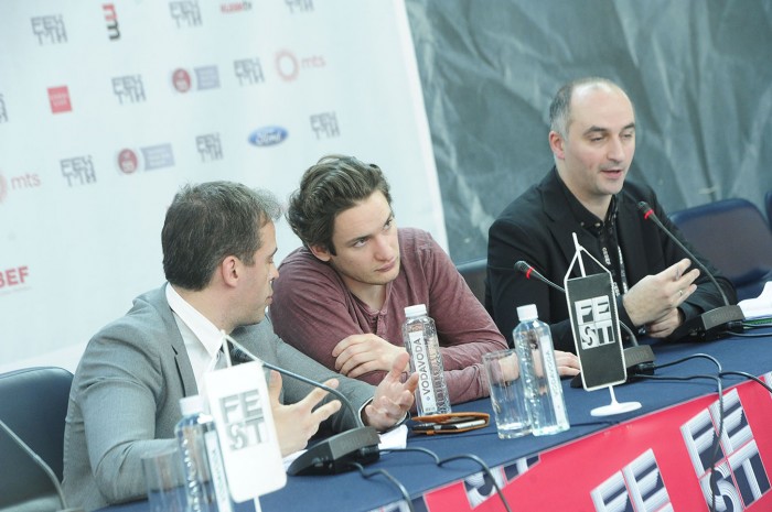 beograd 02.03.2018. madjarski glumac Jakob Ladanyi odrzao je konferenciju za stampu povodom.projekcije filma aurora borealis na 46. fest-u. foto dusan milenkovic