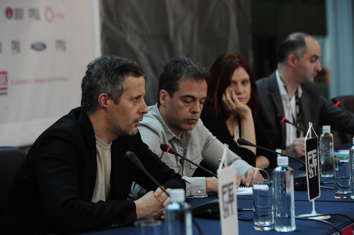 beograd 24.02.2018. 46. fest konferencija za novinare, FILM: NICO 1988, rediteljka Susanna Nicchiarelli, producent Alessio Lazzareschi. foto dusan milenkovic