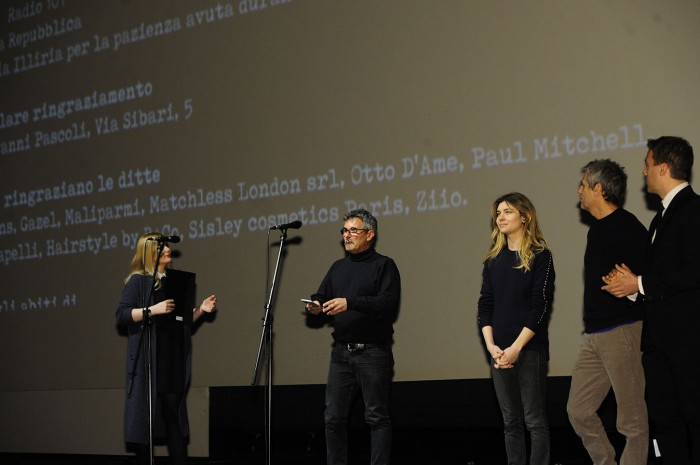 beograd 02.03.2018. ekipa filma the place poklonila se publici posle projekcije u okviru 46. festa. foto dusan milenkovic