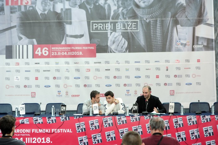 BEOGRAD 28.02.2018.Reditelj filma Rok, Ivan Shakhnazarov na konferenciji za novinare povodom projekcije filma na 46. fest-u. foto Dusan Milenkovic