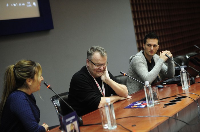 beograd 03.03.2018. Dobitnik oskara  Stefan Rudovicki odrzao je predavanje na temu filmske muzike. foto dusan milenkovic