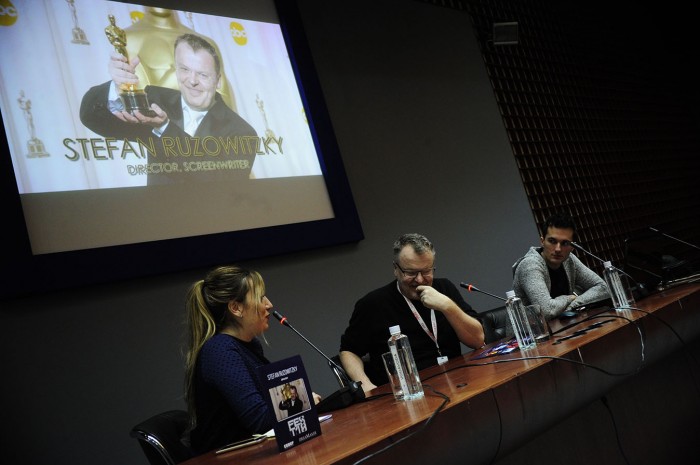 beograd 03.03.2018. Dobitnik oskara  Stefan Rudovicki odrzao je predavanje na temu filmske muzike. foto dusan milenkovic